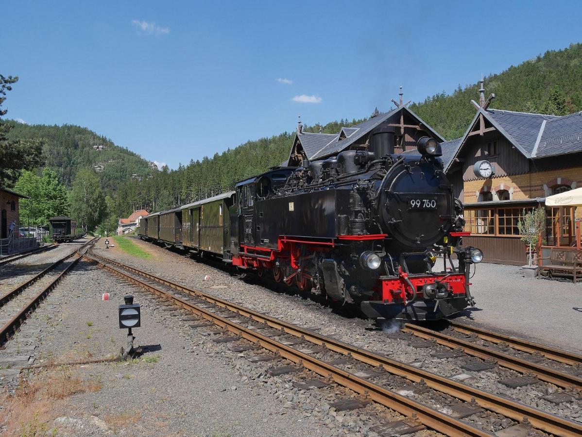 Ferienwohnung Wohlfühlzeit im Zittauer Gebirge Exterior foto