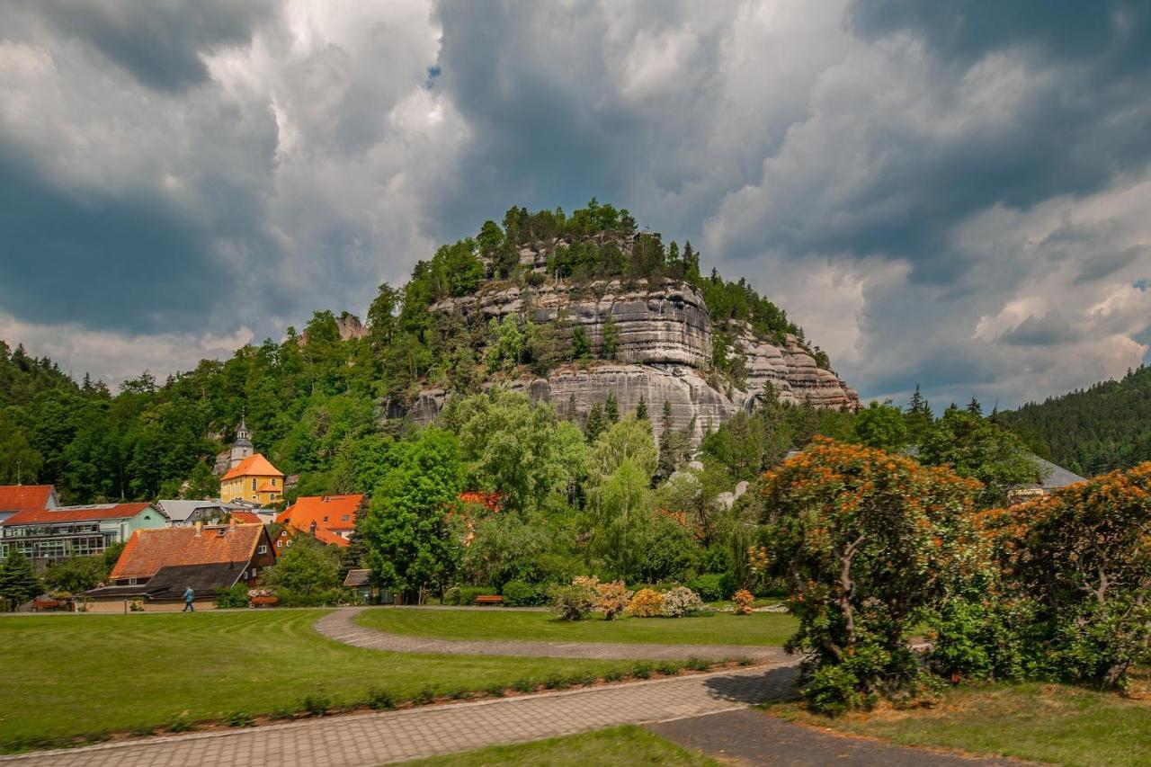 Ferienwohnung Wohlfühlzeit im Zittauer Gebirge Exterior foto